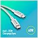 Knot 240w-2: Cavo Da Usb C A Type-c Lungo 2 M Per La Ricarica Rapida Di Dispositivi Fino A 240w. Nylon Intrecciato. Alta Compatibilità. Nero. - Foto miniatura 3