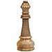 Pezzo Degli Scacchi Regina In Legno Di Mango Marrone D14x36h Cm - Foto miniatura 3