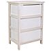 Cassettiera In Legno Bianco 40x29x58h - Foto miniatura 4