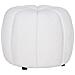 Pouf Paisley Teddy Bianco Panna — Ø48×38 Cm, Hn1259 - Foto miniatura 2