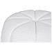 Pouf Paisley Teddy Bianco Panna — Ø48×38 Cm, Hn1259 - Foto miniatura 3