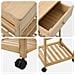 Carrello da Cucina con Ruote Naturale 37 x 36 x 80 cm Bambù - Foto miniatura 8