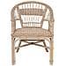 Sedia Impilabile Naturale 60 x 60 x 81 cm Rattan - Foto miniatura 4