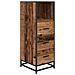 Set di mobili per il bagno con cassetto 4 pcs Legno vecchio - Foto miniatura 7
