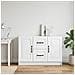 Credenza Bianco 89 x 34,5 x 57 cm Legno ingegnerizzato - Foto miniatura 2