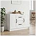Credenza Bianco 89 x 34,5 x 57 cm Legno ingegnerizzato - Foto miniatura 4