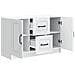 Credenza Bianco 89 x 34,5 x 57 cm Legno ingegnerizzato - Foto miniatura 5