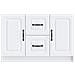 Credenza Bianco 89 x 34,5 x 57 cm Legno ingegnerizzato - Foto miniatura 6