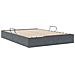 Letto con Contenitore Grigio Scuro 153 x 203 cm Velluto - Foto miniatura 5