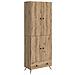 Set di armadi 2 pcs Rovere Artigianale Legno ingegnerizzato - Foto miniatura 1