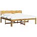 Letto matrimoniale con testiera ROSTOCK Bianco 200 x 200 cm - Foto miniatura 1