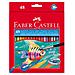 astuccio 48 pastelli colorati acquerellabili red range faber castell - Foto miniatura 1