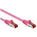 ICOC CCA6F-010-PK - Cavo di rete Patch in CCA Schermato Cat. 6 Rosa F / UTP 1 m Bulk - Foto miniatura 2