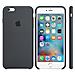 Custodia in Silicone per iPhone 6S Plus Antracite - Foto miniatura 11