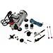 Set Compressore Aerografo Con 2 Pistole 1450 R. p. m - Foto miniatura 3