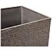 Vaso Rettangolare Per Interno Ed Esterno Marrone Scuro 35x35x70cm Gaza - Foto miniatura 22