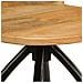 Sedie Da Bar 2 Pz In Legno Massello Di Mango 40x40x82 Cm - Foto miniatura 2