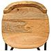 Sedie Da Bar 2 Pz In Legno Massello Di Mango 40x40x82 Cm - Foto miniatura 7