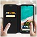 Custodia Xiaomi Mi A3 Portacarte Funzione Supporto Similpelle Liscia Nero - Foto miniatura 3