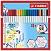 Pen 68 brush - Pennarello Premium con punta a pennello - Astuccio da 24 - con 19 colori assortiti - Foto miniatura 1