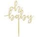 Partydeco - Decorazione Per Torte In Legno Oh Baby - Foto miniatura 1