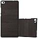 Custodia Compatibile Con Huawei P8 In Woody Nero - Hard Case Coperchio Di Protezione In Look Legno Contro I Graffi E Gli Urti - Foto miniatura 1