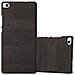 Custodia Compatibile Con Huawei P8 In Woody Nero - Hard Case Coperchio Di Protezione In Look Legno Contro I Graffi E Gli Urti - Foto miniatura 4