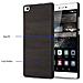 Custodia Compatibile Con Huawei P8 In Woody Nero - Hard Case Coperchio Di Protezione In Look Legno Contro I Graffi E Gli Urti - Foto miniatura 6