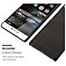 Custodia Compatibile Con Huawei P8 In Woody Nero - Hard Case Coperchio Di Protezione In Look Legno Contro I Graffi E Gli Urti - Foto miniatura 7
