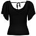 Leelo S / s Back Pullover Knt Noos T-shirt Manica Corta Donna Taglia S - Foto miniatura 2