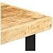 Tavolo Da Bar 60x60x107 Cm In Legno Ruvido Di Mango - Foto miniatura 5