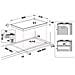 Piano Cottura GMAL 9522 / IXL a Gas 5 Fuochi Gas Colore Acciaio Inox - Foto miniatura 3