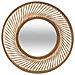 Specchio A Spirale In Bambù - Ø72 Cm - Marrone - Foto miniatura 1
