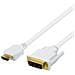 Cavo Hdmi-dvi, 7 M, Full Hd, Bianco - Foto miniatura 1