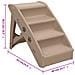 Scala Pieghevole per Cani Marrone 62x40x49,5 cm - Foto miniatura 4