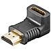 A 339 GA (HDMI 19pin F / HDMI 19pin M) HDMI 19pin HDMI 19pin Nero cavo di interfaccia e adattatore - Foto miniatura 1