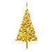 Set Albero Natale Artificiale con LED Palline Oro 210 cm PET - Foto miniatura 1