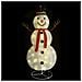 Figura Natalizia Pupazzo di Neve a LED Tessuto Pregiato 180 cm - Foto miniatura 2