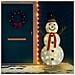 Figura Natalizia Pupazzo di Neve a LED Tessuto Pregiato 180 cm - Foto miniatura 1