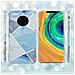 Custodia Compatibile Con Huawei Mate 30 Pro In Marmo Grigio Bianco Blu No. 2 - Coperchio Protettivo In Silicone Tpu Con Motivo A Mosaico - Foto miniatura 6