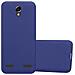 Custodia Compatibile Con Zte Blade L7 In Frost Blu Scuro - Coperchio Protettivo In Silicone Tpu Flessibile - Foto miniatura 1