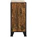 Armadietti 2 Pz Marrone Rustico 72x36x82 Cm Metallo E Mdf - Foto miniatura 4