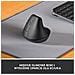 Mouse Verticale Lift Ergonomic Ottico 4 Tasti 4000 DPI Colore Grafite (Mano Sinistra)  - Foto miniatura 2