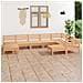 Set Salotto da Giardino 9 pz in Legno Massello di Pino - Foto miniatura 1