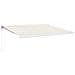 Tenda Da Sole Retrattile Crema 4,5x3 M In Tessuto E Alluminio - Foto miniatura 1