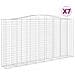 Cesti Gabbioni Ad Arco 7 Pz 400x50x200/220 Cm Ferro Zincato - Foto miniatura 2