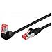 Goobay 51545 Cavo Di Rete Nero 3 M Cat6 S /ftp (s-stp) - Foto miniatura 1