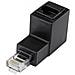 Rf-4087416 Adattatore Per Inversione Del Genere Dei Cavi Rj-45 Nero - Foto miniatura 2