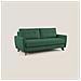 Callisto Divano letto matrimoniale in tessuto morbido impermeabile T02 188 cm (mat. 140x197) verde - Foto miniatura 1