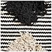 Cuscino Decorativo Bhusawal Cotone 50 X 50 Cm Nero Trama Geometrica - Foto miniatura 5